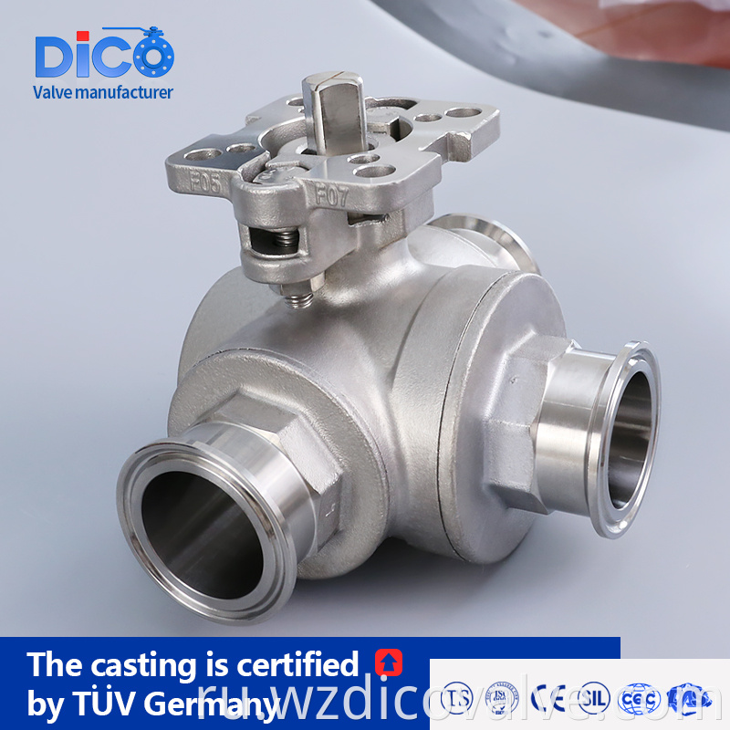 3 WAY BALL VALVE